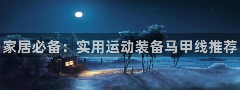 BWIN体育官网下载注册：家居必备：实用运动装备马甲